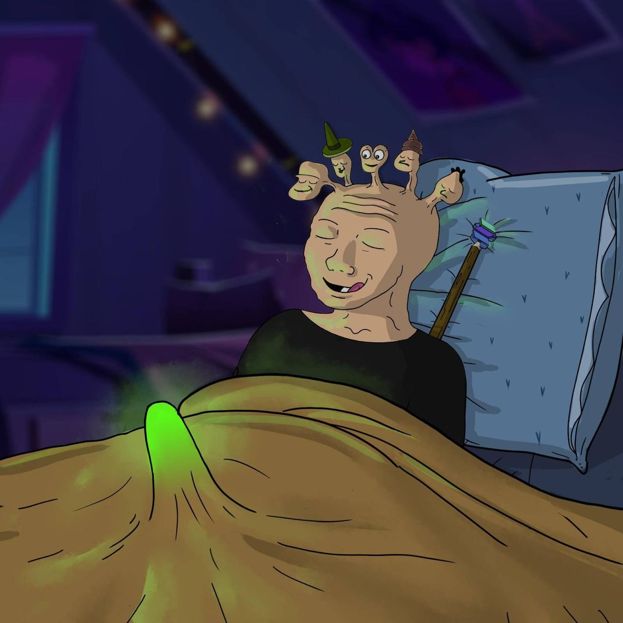 Sleeping Character
